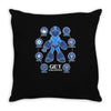 get equipped Throw Pillow