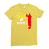 respect batle royal gaming Ladies Fitted T-Shirt
