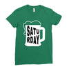 Saturday Beer Ladies Fitted T-Shirt