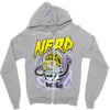 astronaute nerd Zipper Hoodie