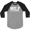 milf man i love fishing funny porn fisherman cool 3/4 Sleeve Shirt