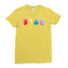 chemistry shot glasses Ladies Fitted T-Shirt