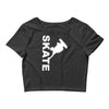 skate  fun skateboard Crop Top