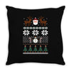 ugly christmas sweater Throw Pillow