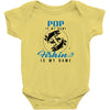 Pop is my Name Fishing Is My Game Baby Onesie