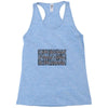 i love the smellof burnt rubber Racerback Tank