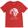 albert einstein's non believer V-Neck Tee
