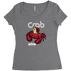 crab Women's Triblend Scoop T-shirt