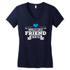 World's Best Friend Ever Women's V-Neck T-Shirt