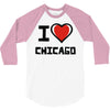 i love chicago 3/4 Sleeve Shirt