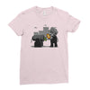 pacifist plumber Ladies Fitted T-Shirt