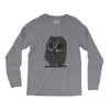 owl on athletic Long Sleeve Shirts