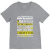 Legends Are Born In August V-Neck Tee