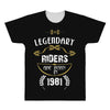 legendary riders are born in 1981 All Over Men's T-shirt