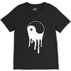 yang and yin dripping chinese symbol fashion geek samurai V-Neck Tee