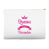 queens are born in december Accessory Pouches