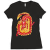 red dragon Ladies Fitted T-Shirt