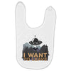 I Want to Leave Baby Bibs
