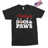 christmas dogs and paws Exclusive T-shirt