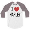 i love harley 3/4 Sleeve Shirt