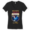 france world champions Women's V-Neck T-Shirt