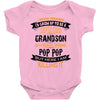 Super Cool Grandson Of A Freaking Awesome Pop Pop Baby Onesie