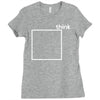 think outside the box Ladies Fitted T-Shirt