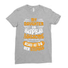 My Daughter Is Super Awesome Her Stepdad Ladies Fitted T-Shirt