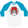 skull woman 3/4 Sleeve Shirt