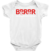 big red brrr - frost football Baby Bodysuit