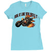 ride it like you stole it Ladies Fitted T-Shirt