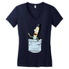mr. poopybutthole Women's V-Neck T-Shirt