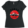Tokyo City Women's Triblend Scoop T-shirt