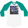 tardis starry night 3/4 Sleeve Shirt