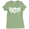 batcave goth logo Ladies Fitted T-Shirt