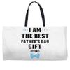 I Am The Best Father's Day Gift Ever Boy Weekender Totes