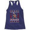 ugly sweater fight christmas t shirts Racerback Tank