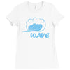 wave Ladies Fitted T-Shirt