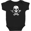 rock skull Baby Bodysuit