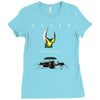 alien movie egg poster Ladies Fitted T-Shirt