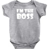 i'm the boss mens Baby Onesie
