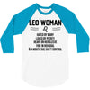 Leo Woman 3/4 Sleeve Shirt