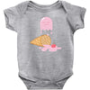ice cream ghost Baby Bodysuit