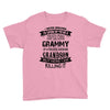 Super Cool Grammy Of A Freaking Awesome Grandson Youth Tee
