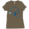 out baby fished Ladies Fitted T-Shirt