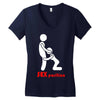 sex 1 kamasutra humor simpatica divertente sesso mitiche Women's V-Neck T-Shirt