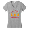 This Girl Loves Rottweiler Women's V-Neck T-Shirt