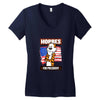 calvin hobbes Women's V-Neck T-Shirt