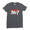 YOU WANT KISS ME Ladies Fitted T-Shirt