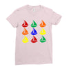 color ful Ladies Fitted T-Shirt